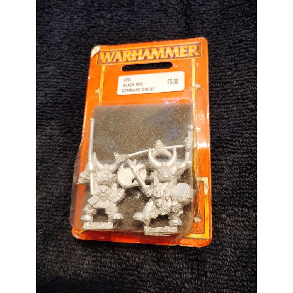 Games Workshop Warhammer Fantasy Black Orc Command group UK